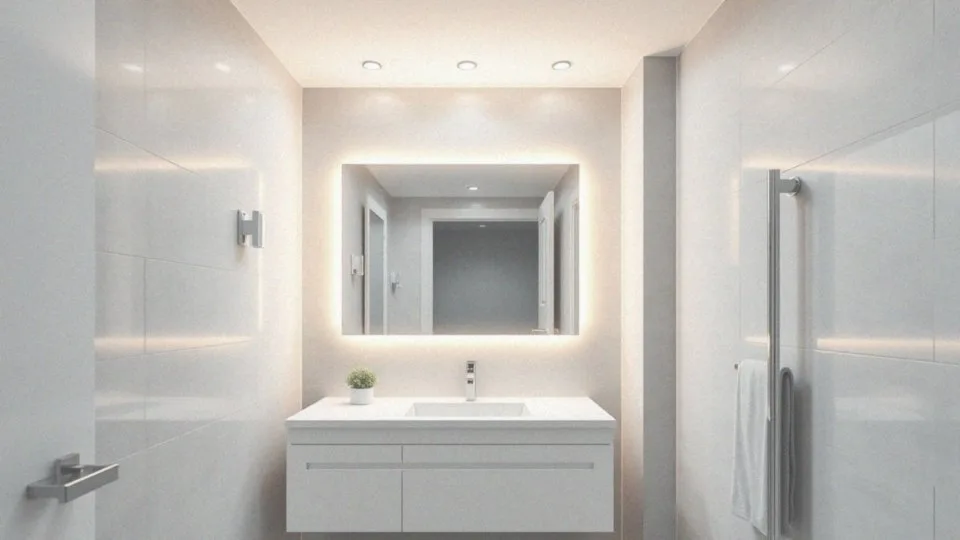 W jaki sposób oświetlenie wpływa na małą łazienkę?