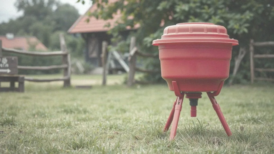 Jakie są cechy poidła dla kur na trójnogu 30l?