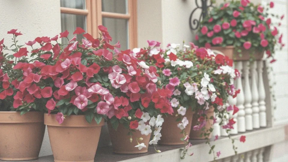 Jakie efekty uzyskać można, łącząc niecierpki z innymi roślinami jednorocznymi?