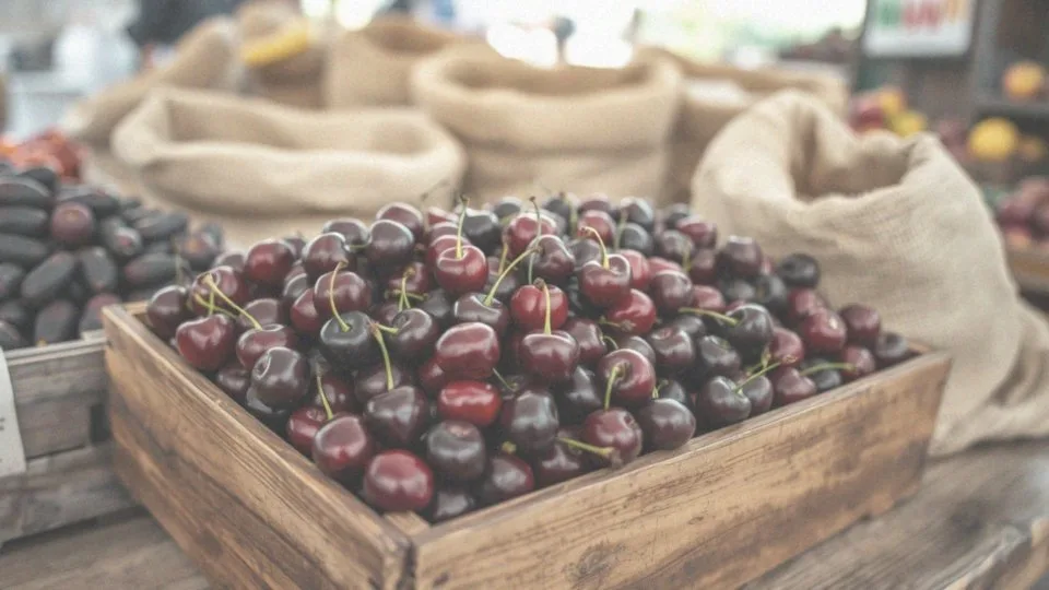 Jaka jest średnia cena detaliczna wiśni?