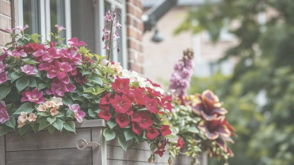 Jakie rośliny balkonowe mogą współgrać z niecierpkami w skrzynkach?