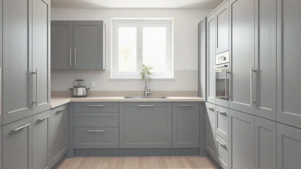 W jaki sposób szara matowa kuchnia stwarza stylowe wnętrze?