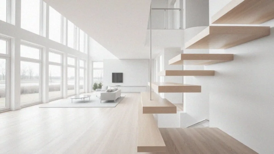 W jaki sposób nowoczesne schody wkomponowują się w otwartą przestrzeń mieszkalną?