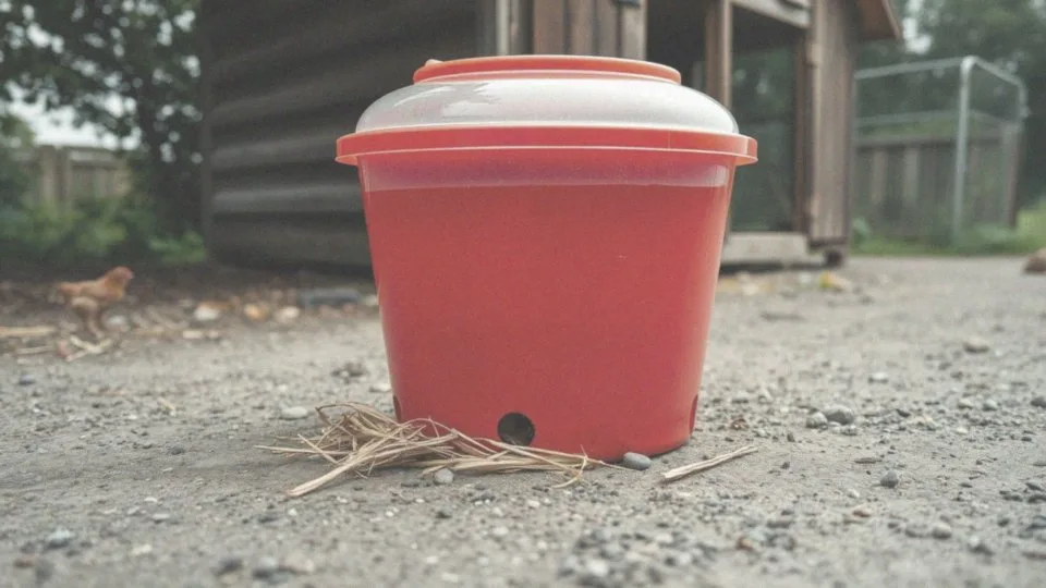 Jak poprawić stabilność poidła dla kur 30l?