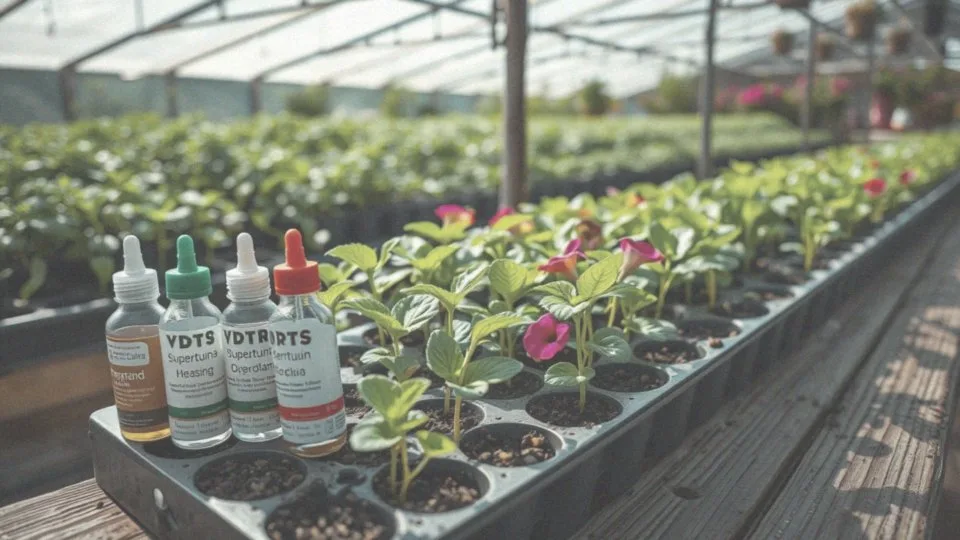 Jakie preparaty mogą wspierać ukorzenianie sadzonek supertunii?