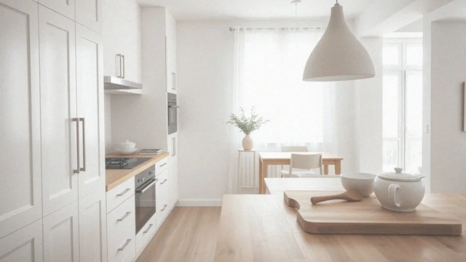 Jakie style można zastosować w białej kuchni z drewnem?
