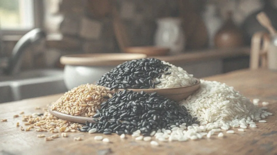 Jakie składniki mineralne znajdziemy w różnych odmianach ryżu?