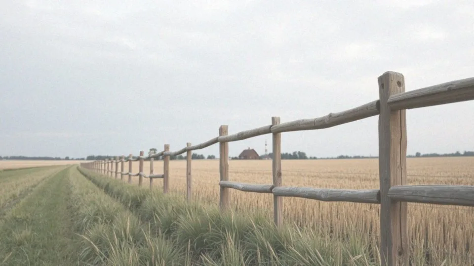 Jakie są zasady dotyczące wysokości ogrodzenia działki rolnej?