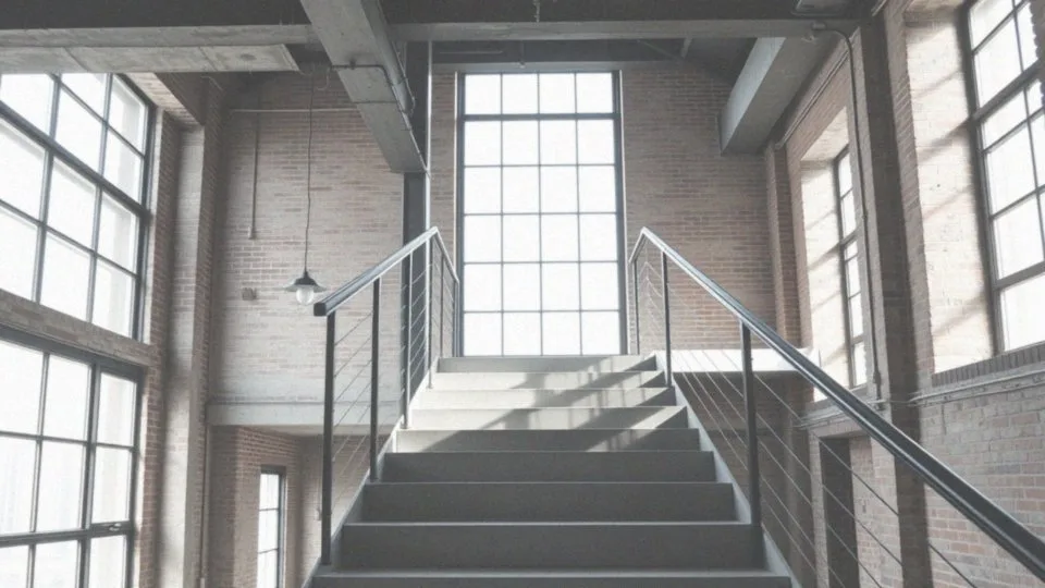 Jak styl industrialny wpływa na projektowanie nowoczesnych schodów?