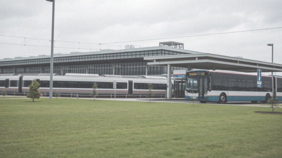 Skąd odjeżdżają autobus miejski i pociąg na lotnisku?