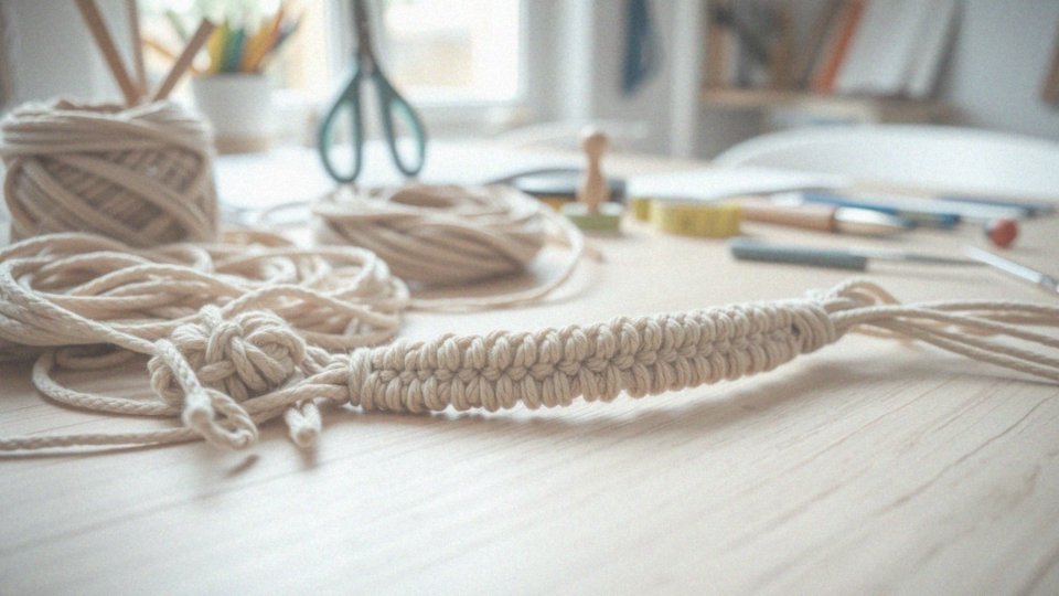 Jak wykonać bransoletkę w technice makramy?