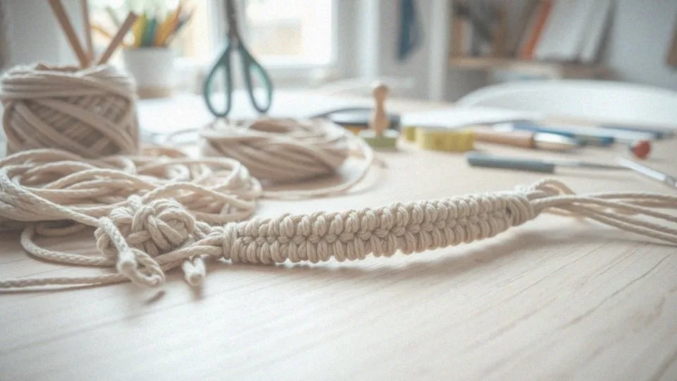 Jak wykonać bransoletkę w technice makramy?