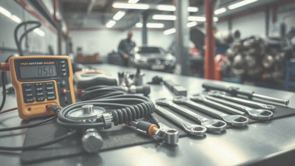 Jakie narzędzia są potrzebne do sprawdzenia pompy paliwa?