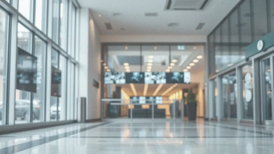 Jakie środki bezpieczeństwa są stosowane w centrach handlowych, biurowcach i szkołach?