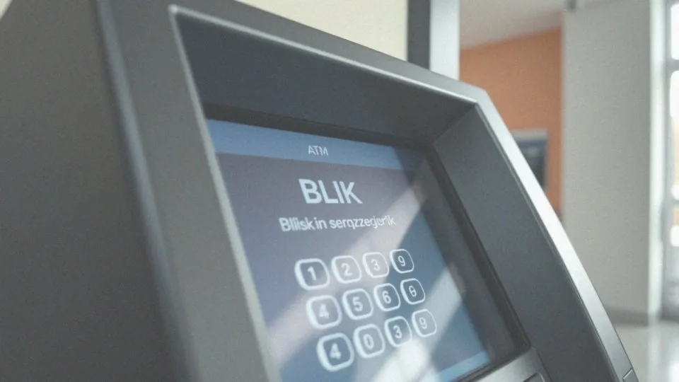 Jak wprowadzić kod BLIK na klawiaturze bankomatu?