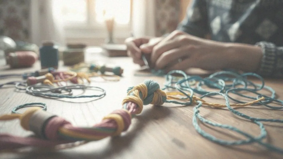 Jak zrobić bransoletkę ze sznurka z przesuwanym supełkiem?