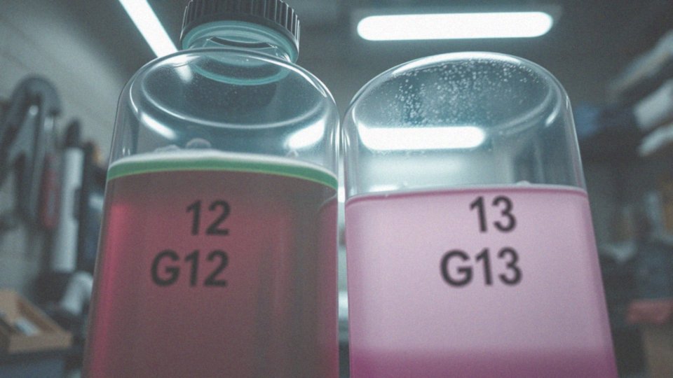 Czy płyn G12 można mieszać z G13? Kluczowe informacje i ryzyka